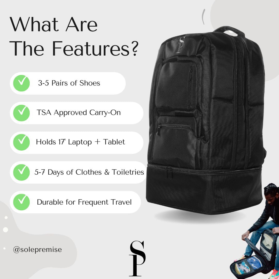 Sole Premise Carry-On Bag For Shoes, Clothes, Laptop And Camera (Only 300 Made)