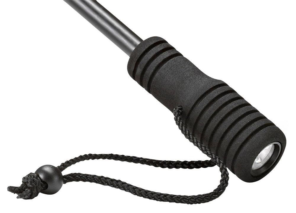 Swing Flashlight Trekking Umbrella – Ultra-Lightweight, Durable Frame with Integrated Detachable LED Flashlight, Windproof Design & UPF 50+ UV Protection
