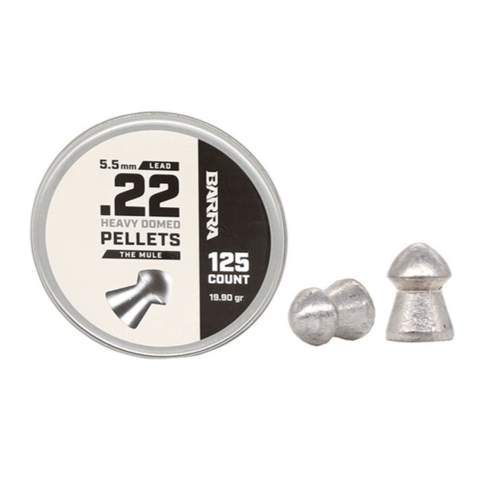 Mule Heavy Domed .22 Caliber Pellets - 125 Count