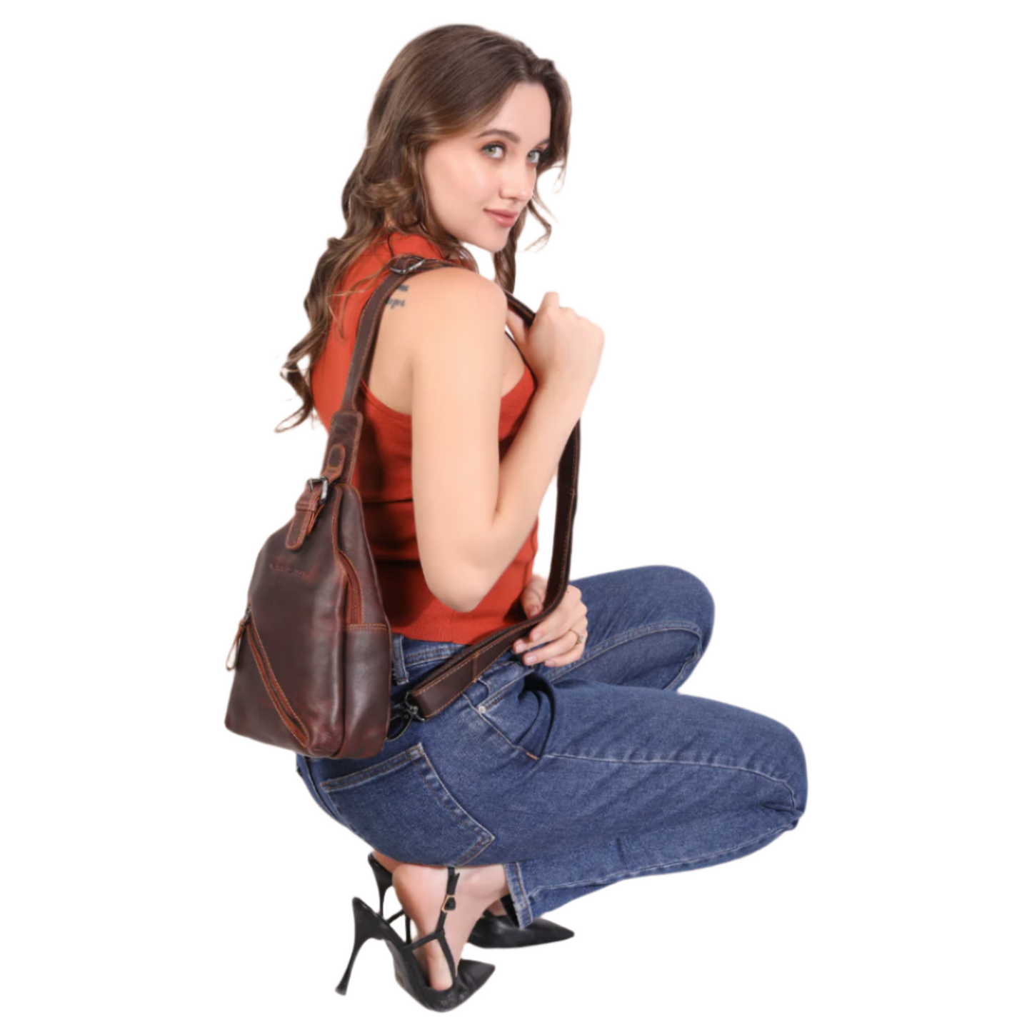 Sydney Crossbody Bag Chestnut