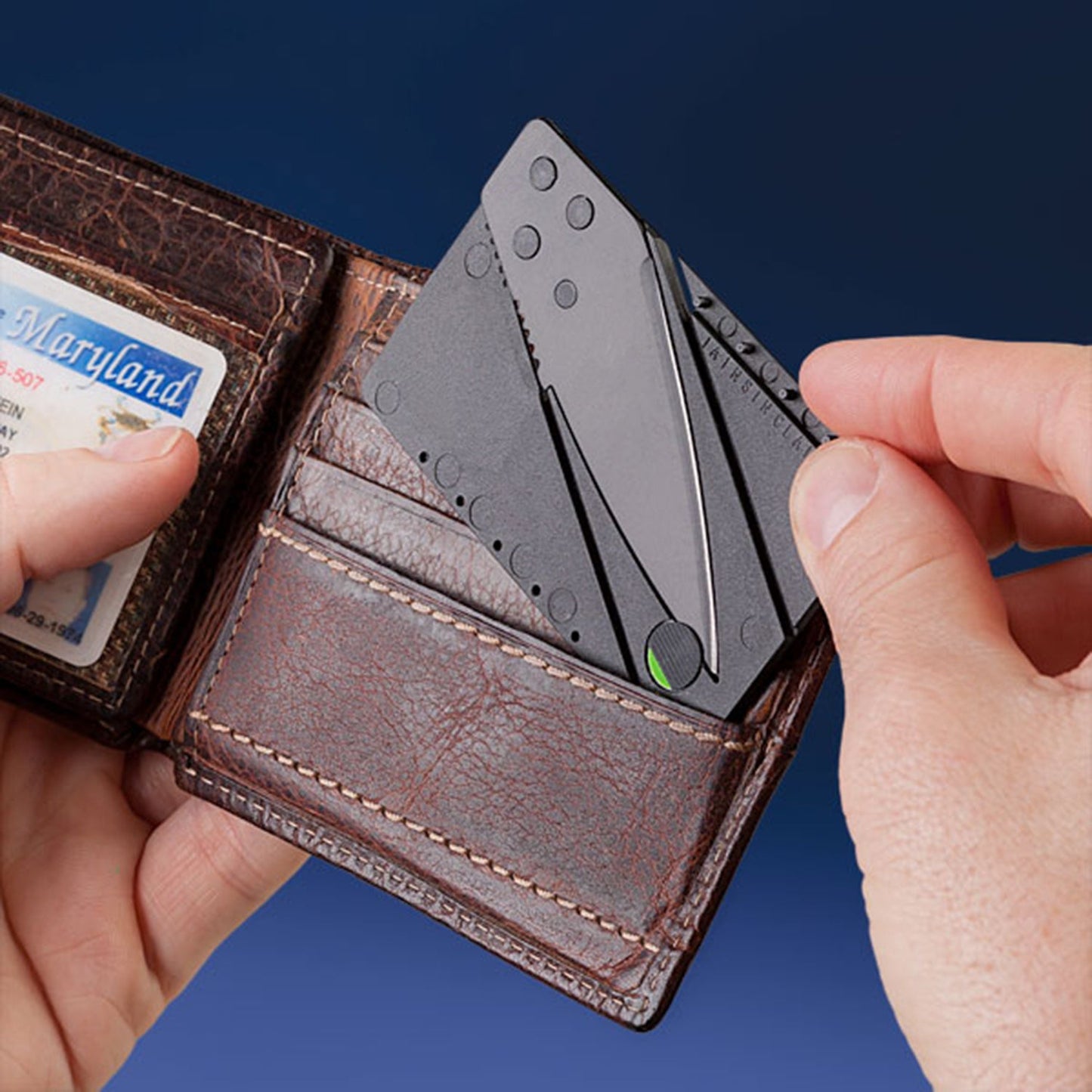 Folding Credit Card Knife