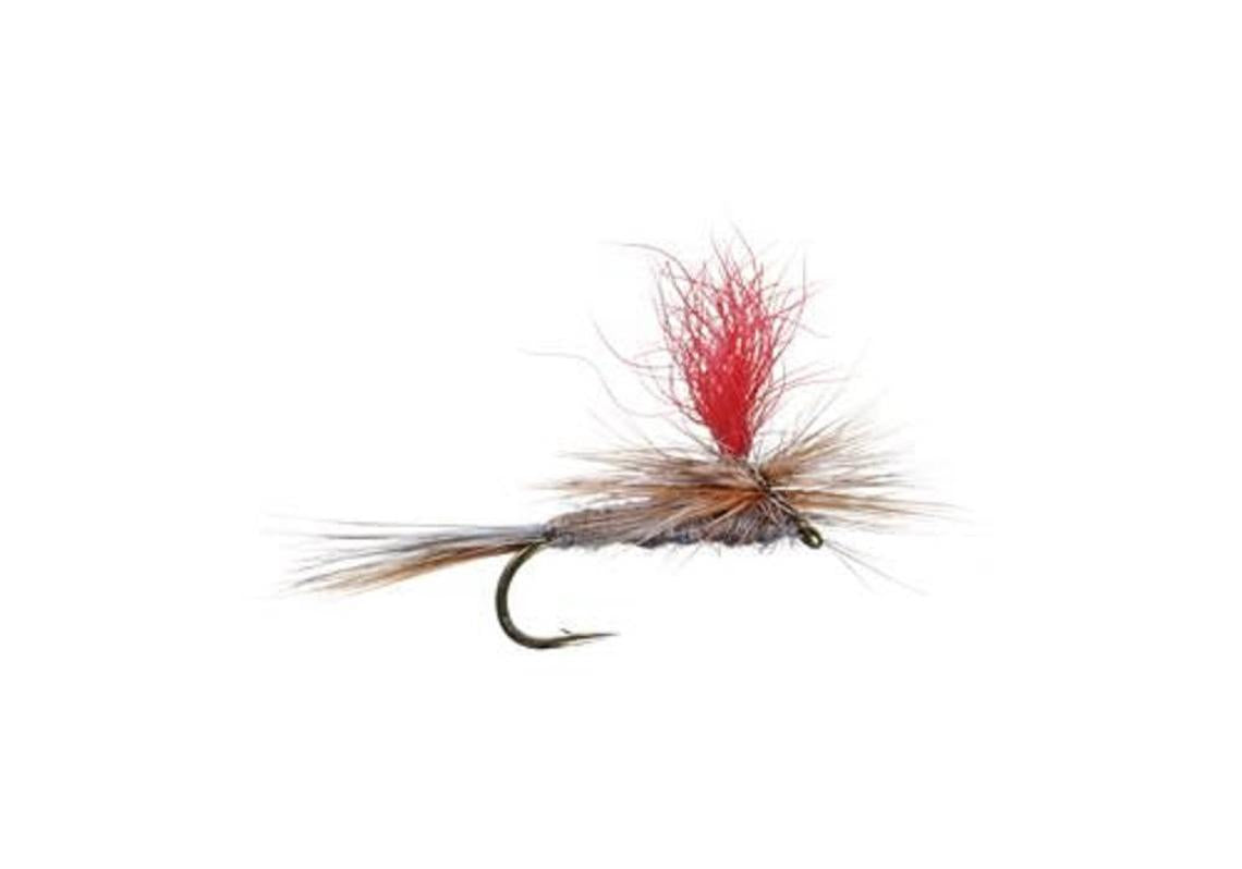Adams Hi-Viz Parachute Classic Dry Fly - 12 Flies Hook Size 12