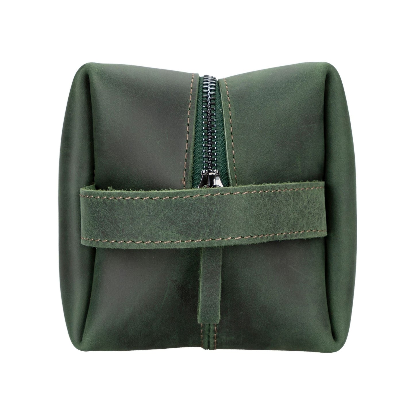 Oswego Men's Leather Dopp Kit & Small Travel Handbag