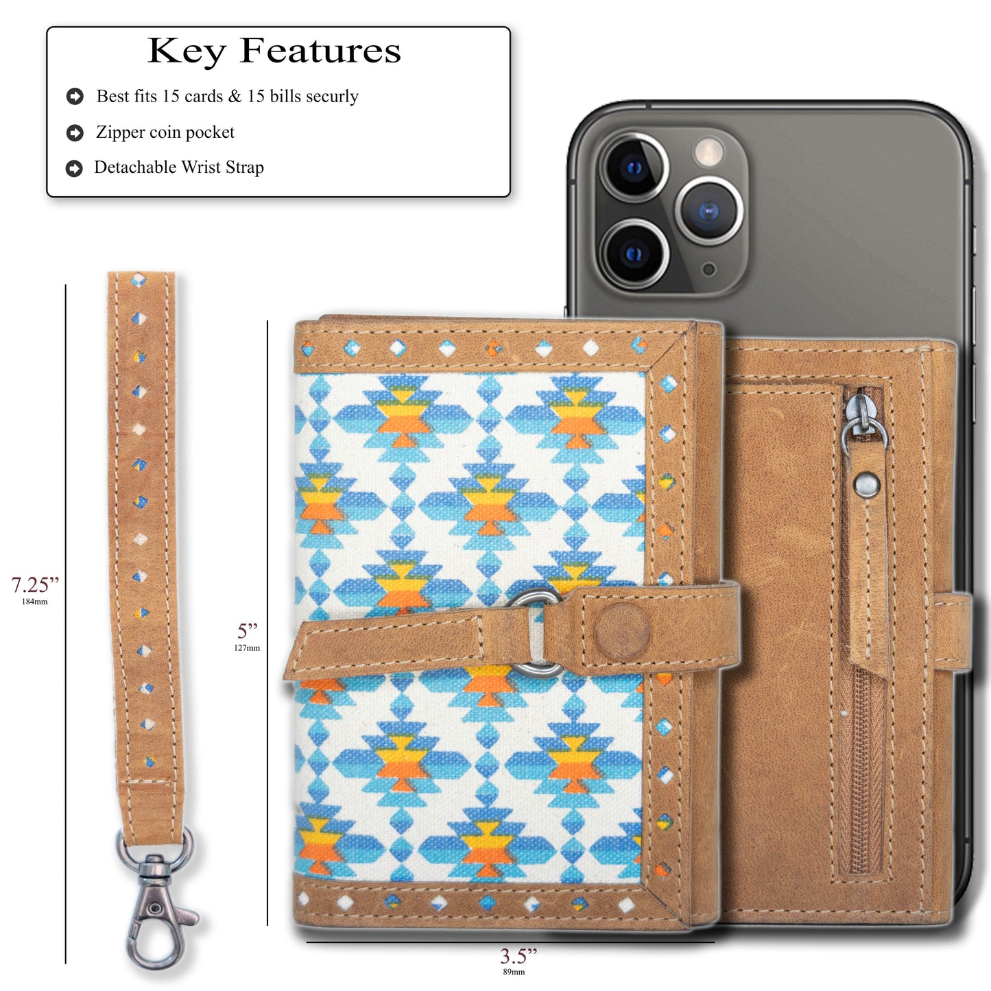 Aztec Women's Trifold