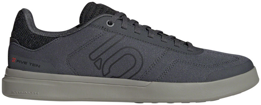 Five Ten Sleuth DLX Canvas Flat Shoes - Men's Gray Six/Core BLK/Olive Strata 6
