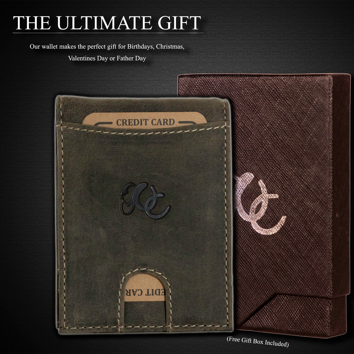 Leather Money Clip Bifold