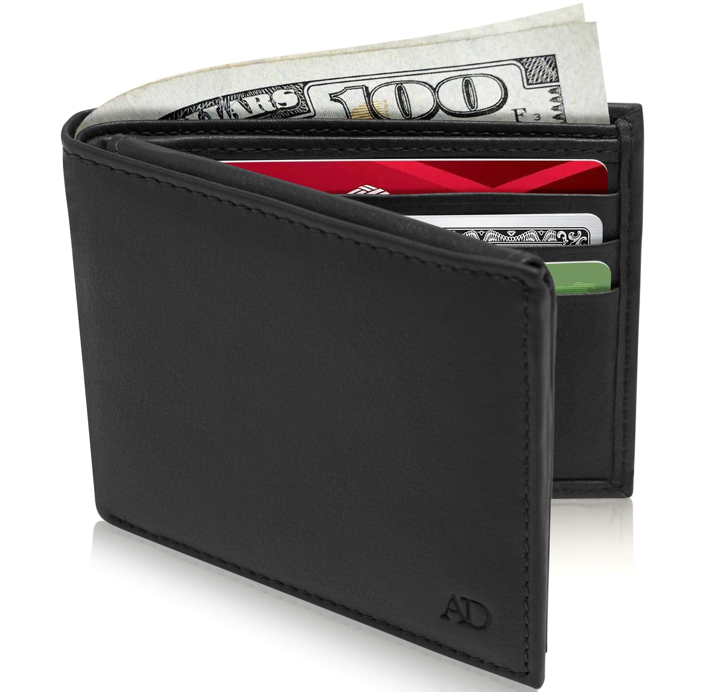 Bifold Wallet With Flip-Up ID Window