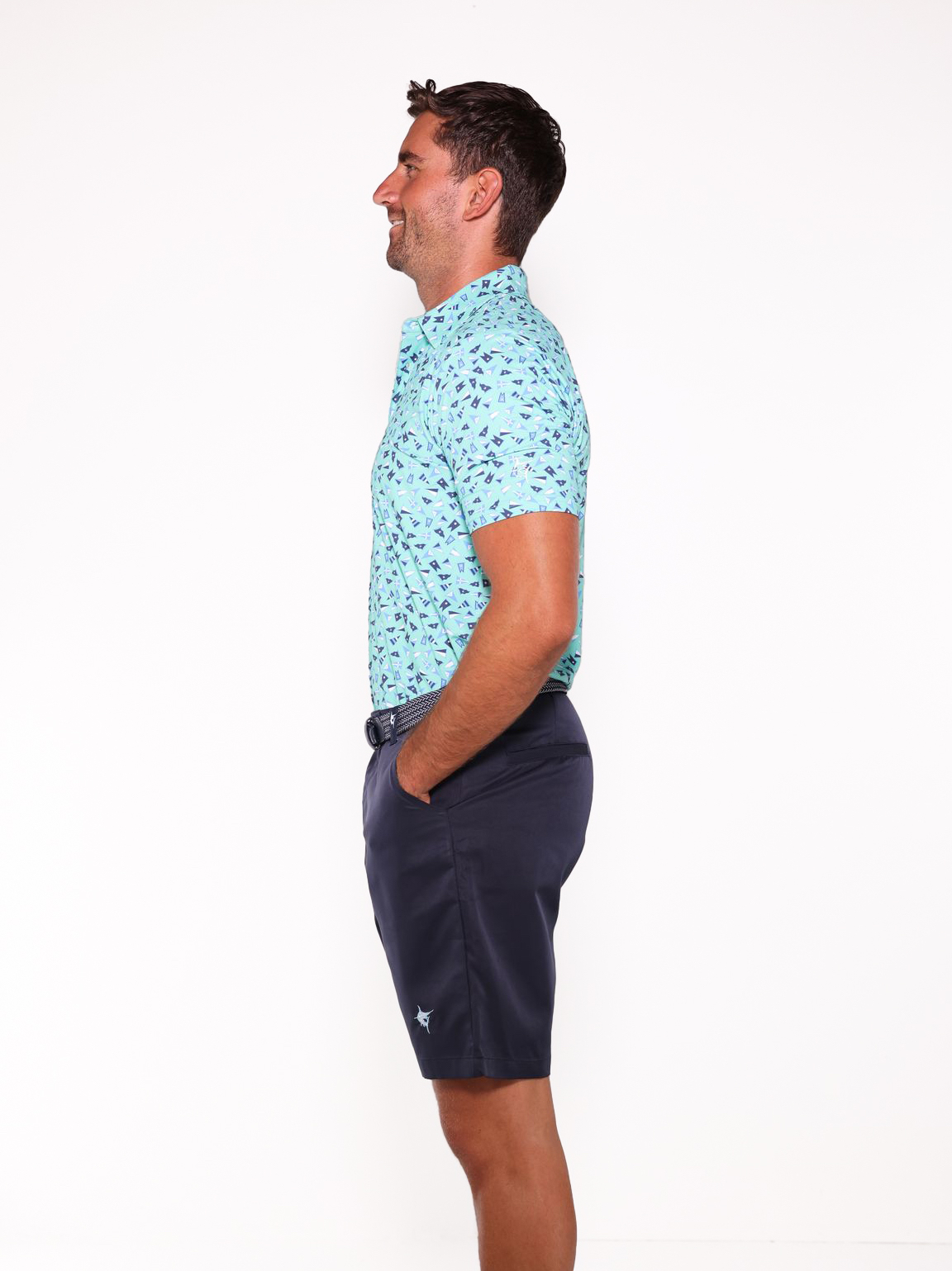 Burgee Print Polo
