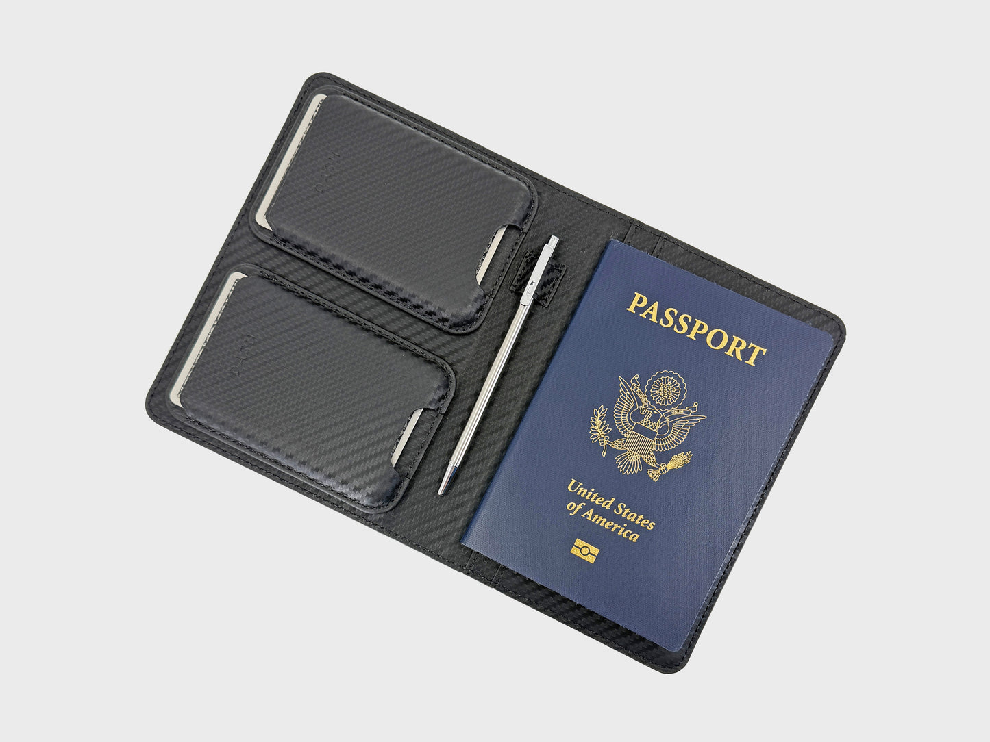 Passport Journal - Travel Pen, Bifold, 2x MagHolders