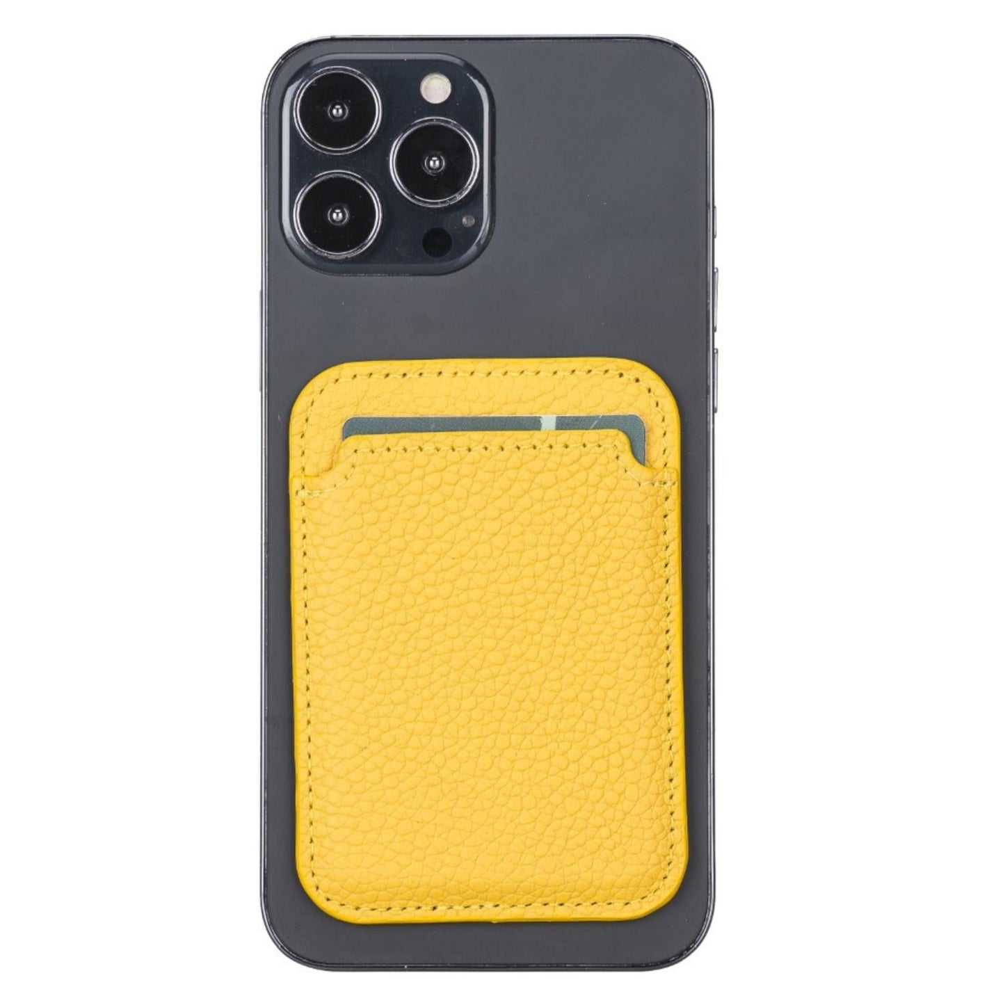 Cortland Full-Grain Leather Card Holder Wallet with Magnet