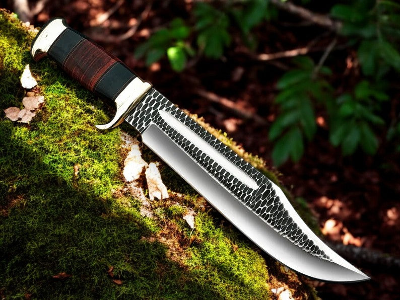 Crocodile Dundee Knife Replica – 16" Forged Bowie with Leather Sheath
