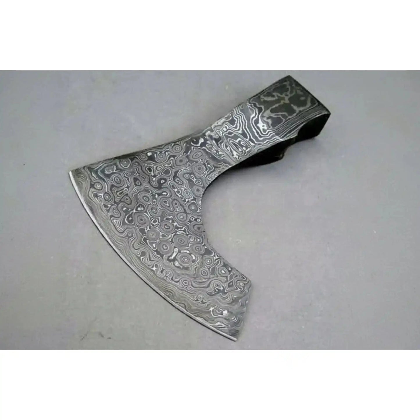 Handmade Viking Bearded Axe Head Blank - Pattern Welded Steel | JW SteelCrafts