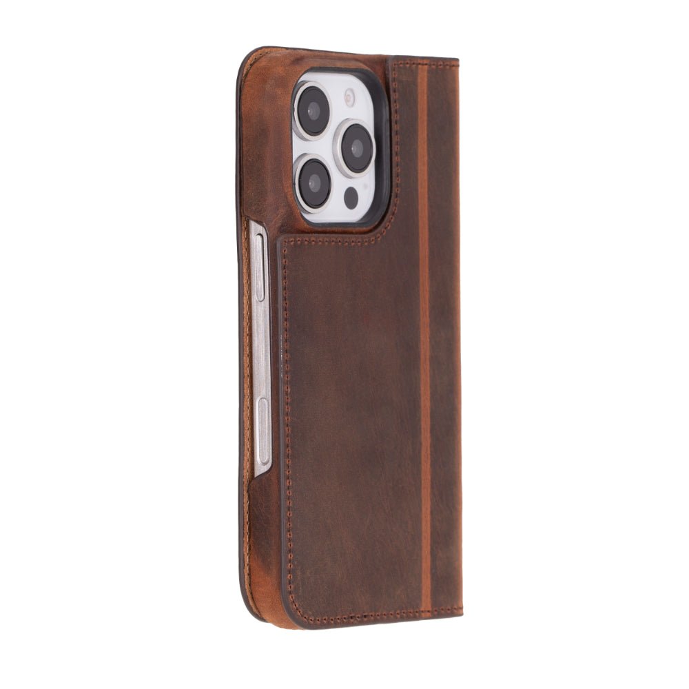 Decatur Leather iPhone 16 Pro Folio Case