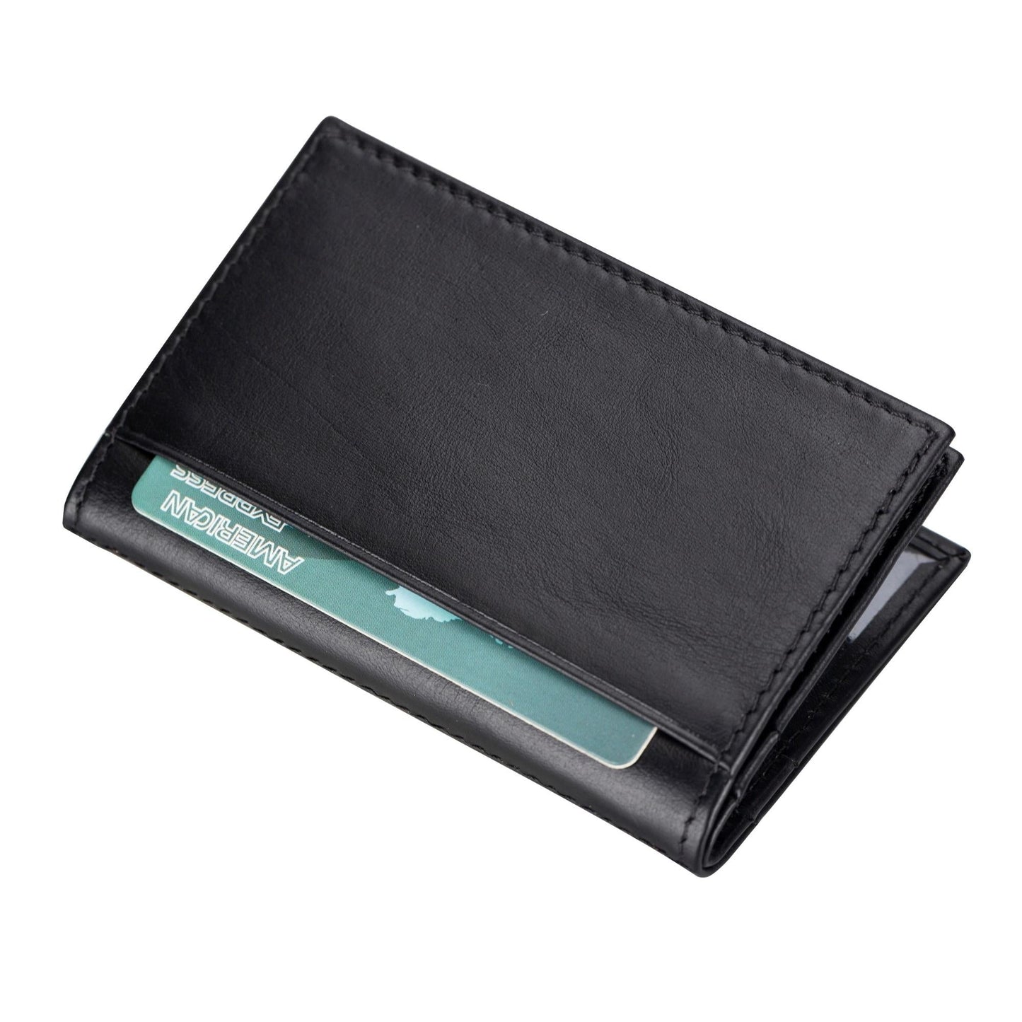 Denver Luxury Full-Grain Leather Cardholder for Men