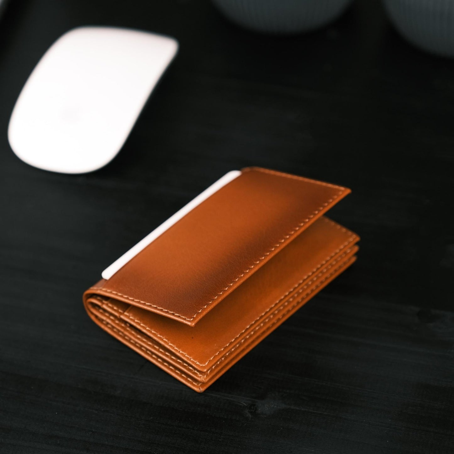 Denver Luxury Full-Grain Leather Cardholder for Men