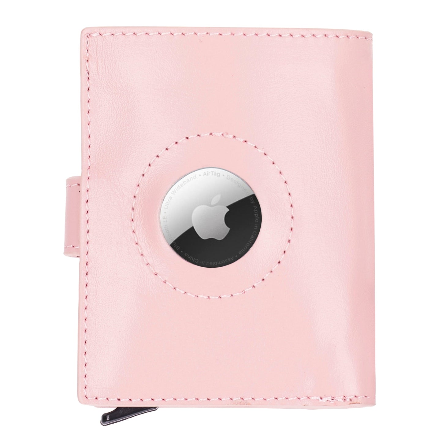 Douglas Genuine Leather Pop-Up Wallet with AirTag Slot - RFID Blocking Cardholder