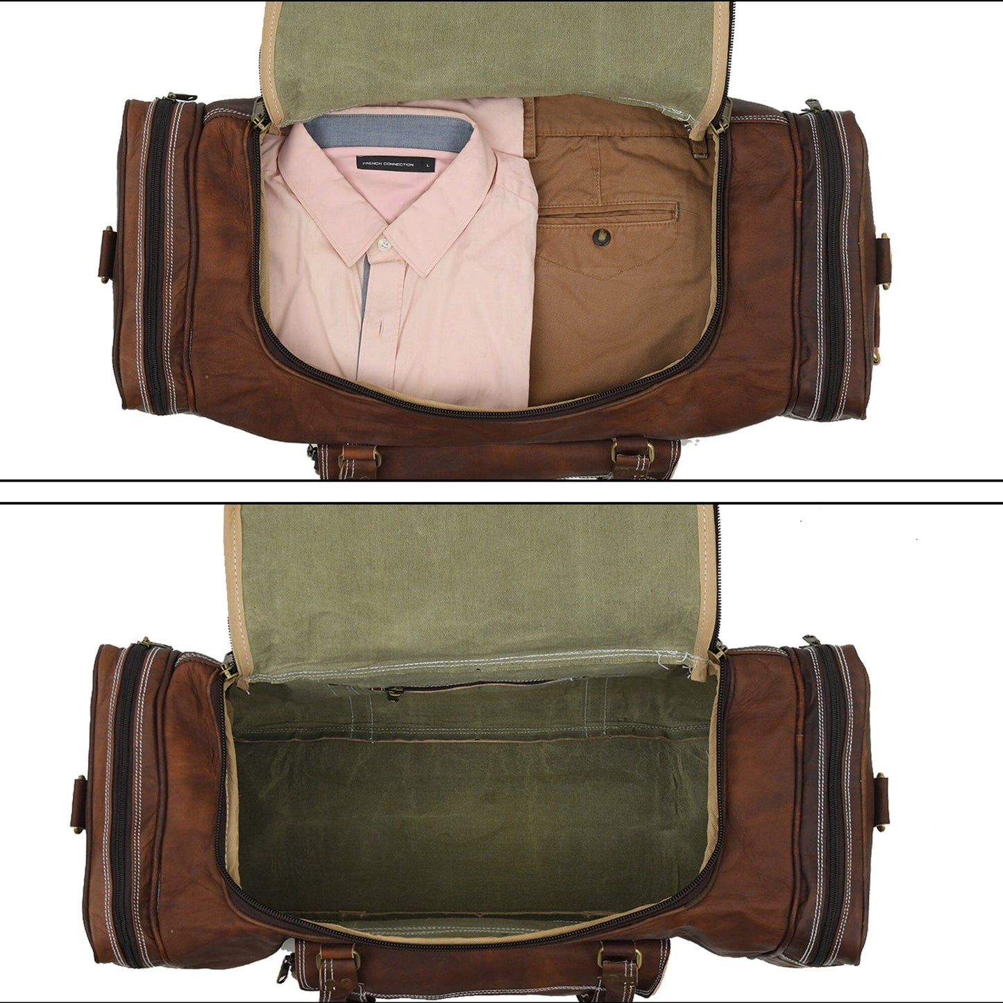 Walker Leather Weekender Bag + Free Toiletry