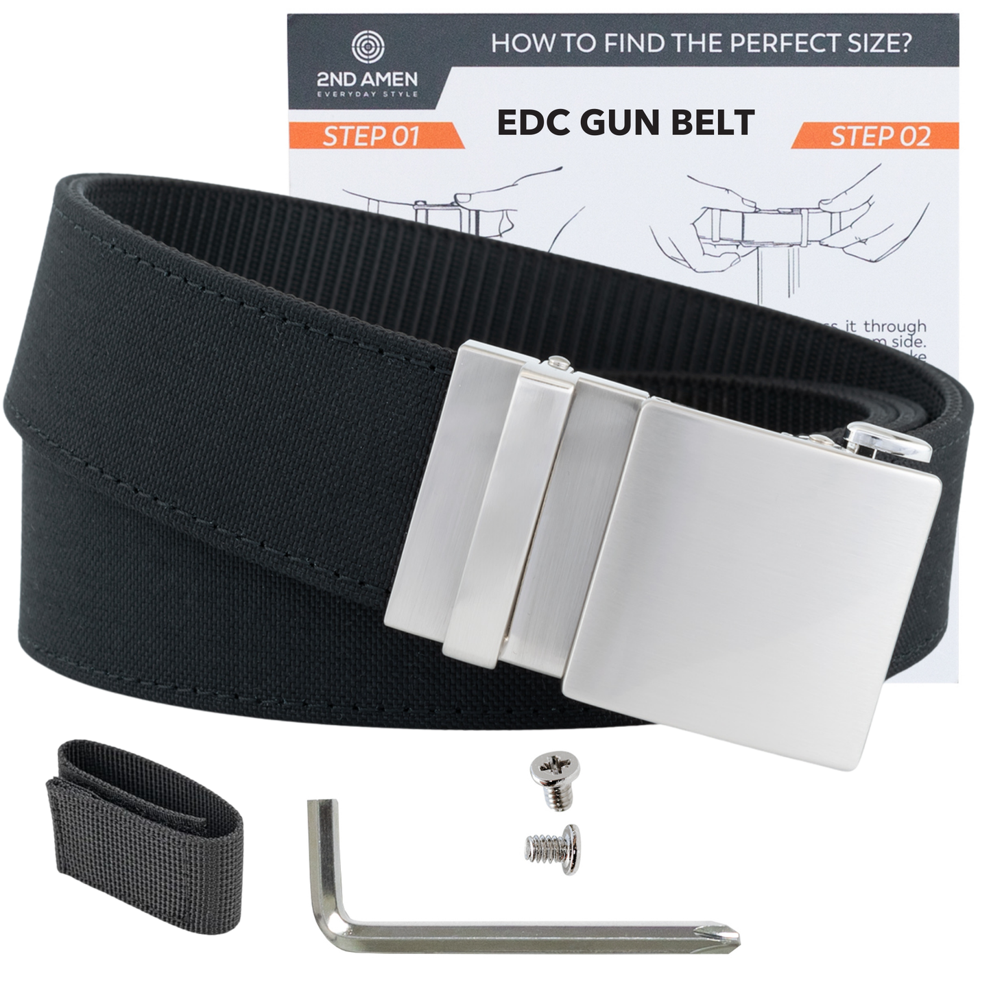 OS 1911 1.0 EDC Belt 1.5" Width Ballistic Nylon for Everyday Carry