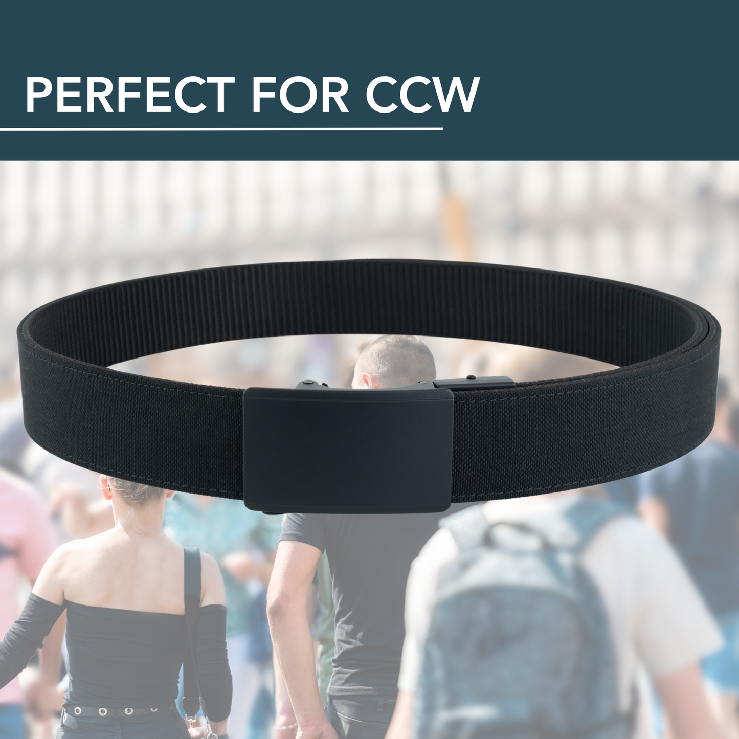 OPS 1.0 EDC Belt 1.5" Width Ballistic Nylon for Everyday Carry