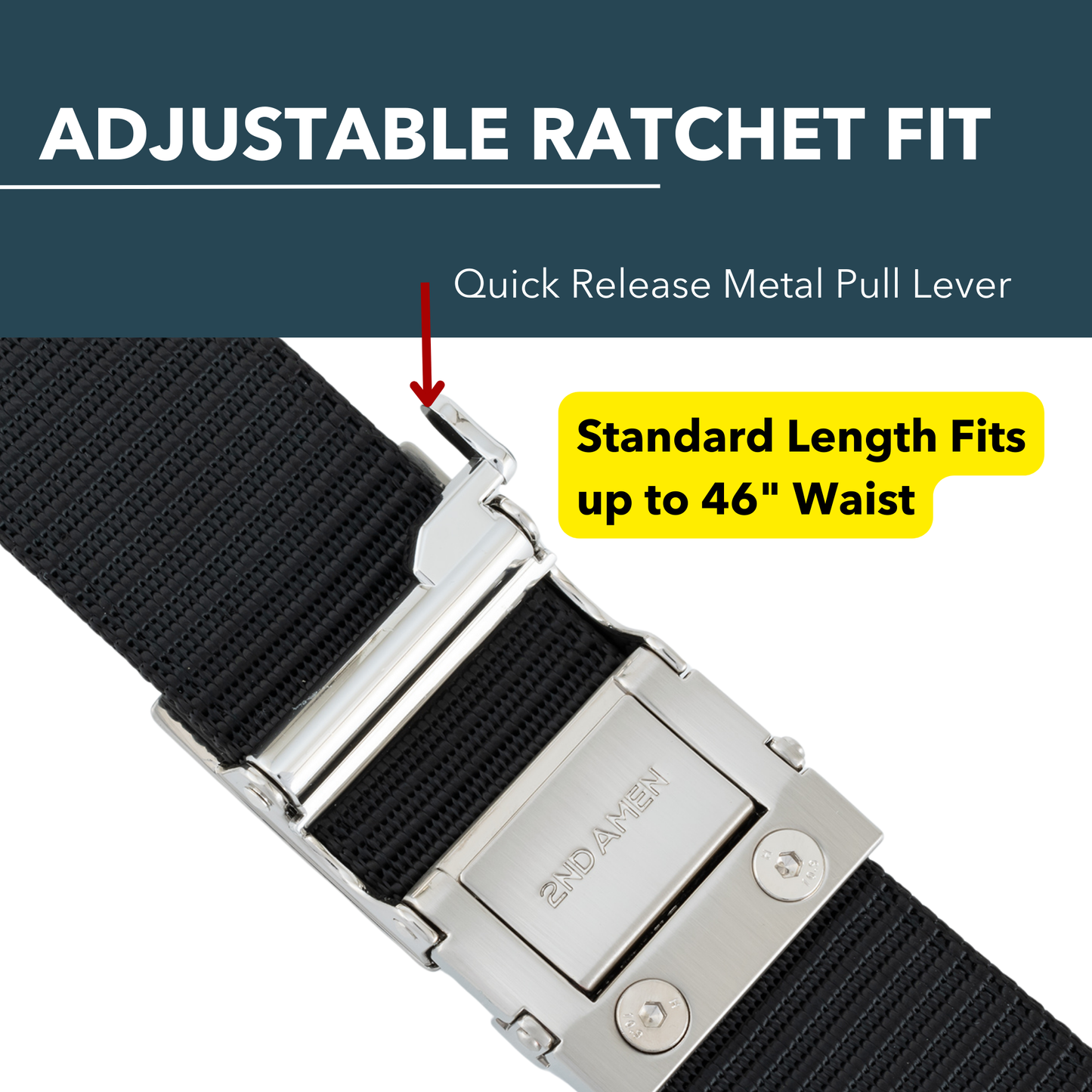 Stealth EDC Belt – Leather & Ballistic Nylon Hybrid for Concealed Carry