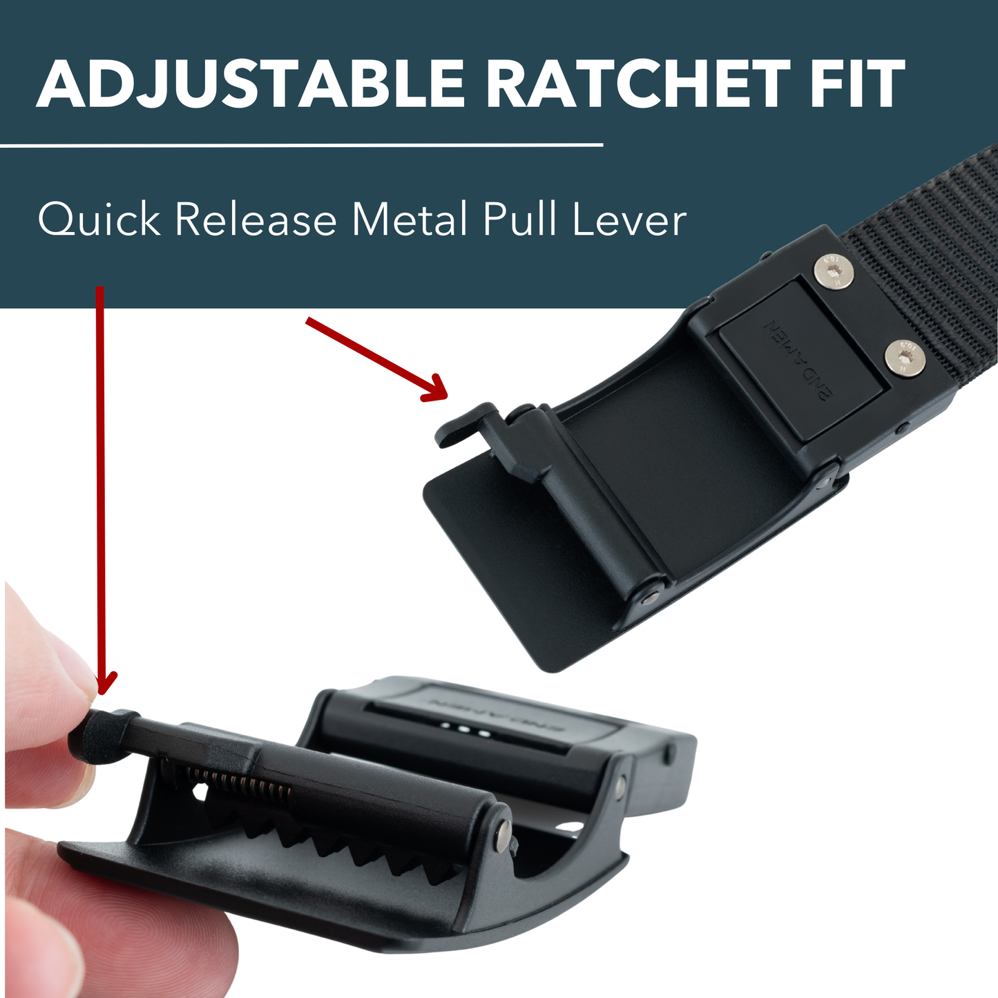 Force 1.0 EDC Belt 1.5" Width Ballistic Nylon for Everyday Carry