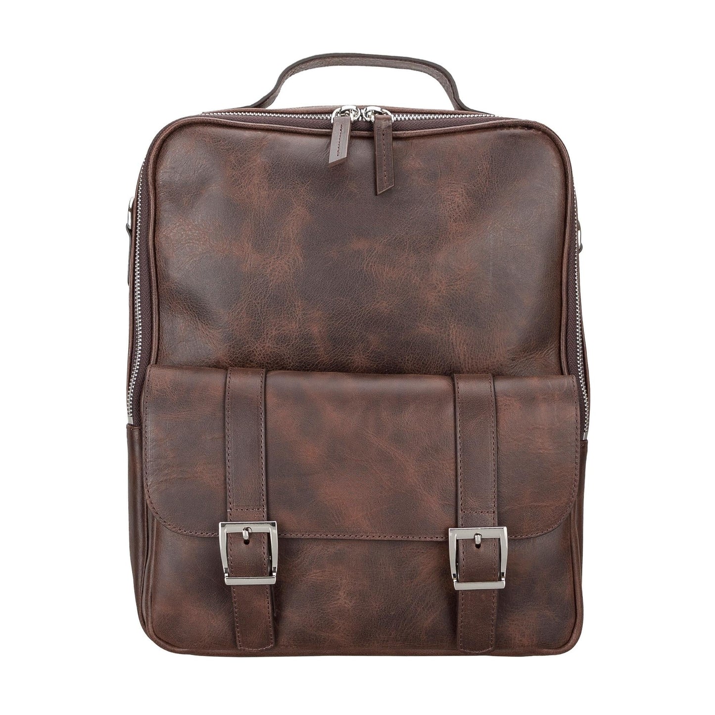 Elmira Leather Laptop Backpack for Men and Women