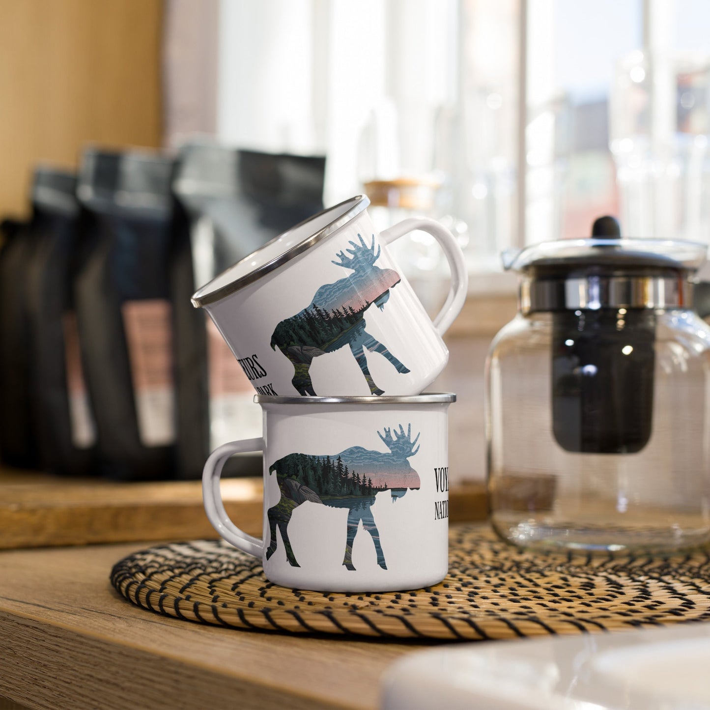 Voyageurs Moose Durable Camp Mug