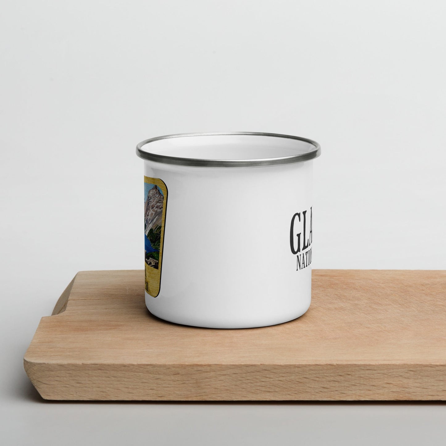 Glacier National Park Sign Camp Mug