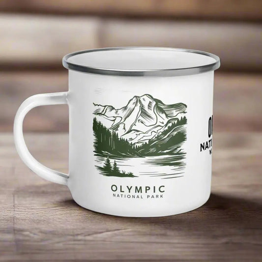 Olympic National Park Durable Enamel Camp Mug