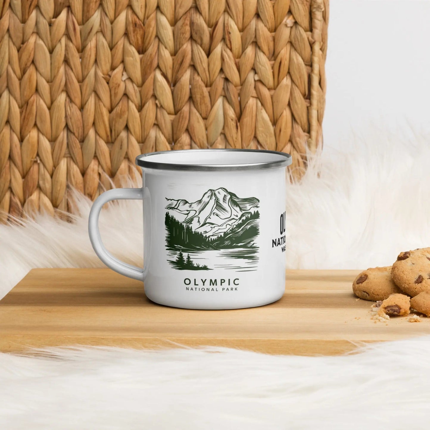 Olympic National Park Durable Enamel Camp Mug