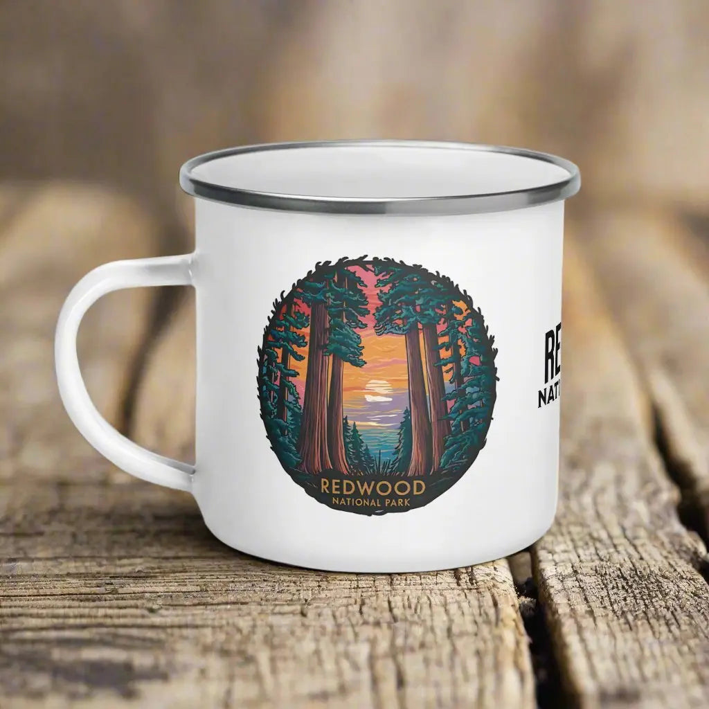 Redwood National Park Durable Enamel Camp Mug