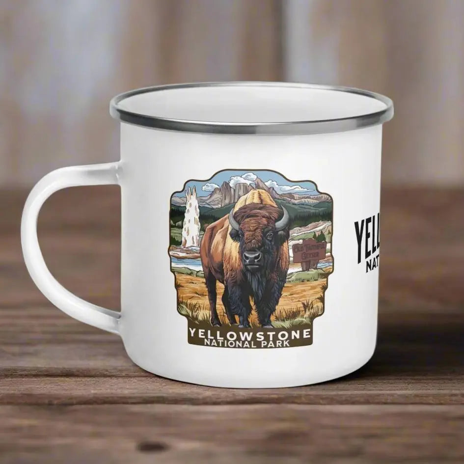 Yellowstone National Park Durable Enamel Camp Mug