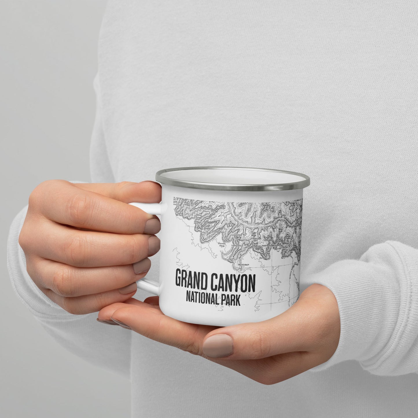 Grand Canyon National Park Topographic Camp Mug