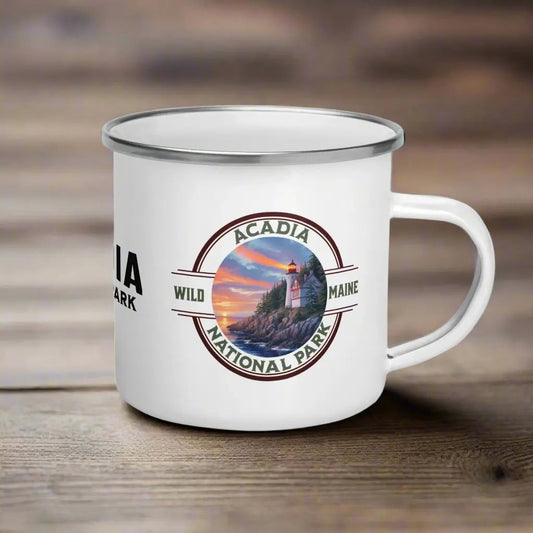 Acadia National Park Durable Enamel Camp Mug
