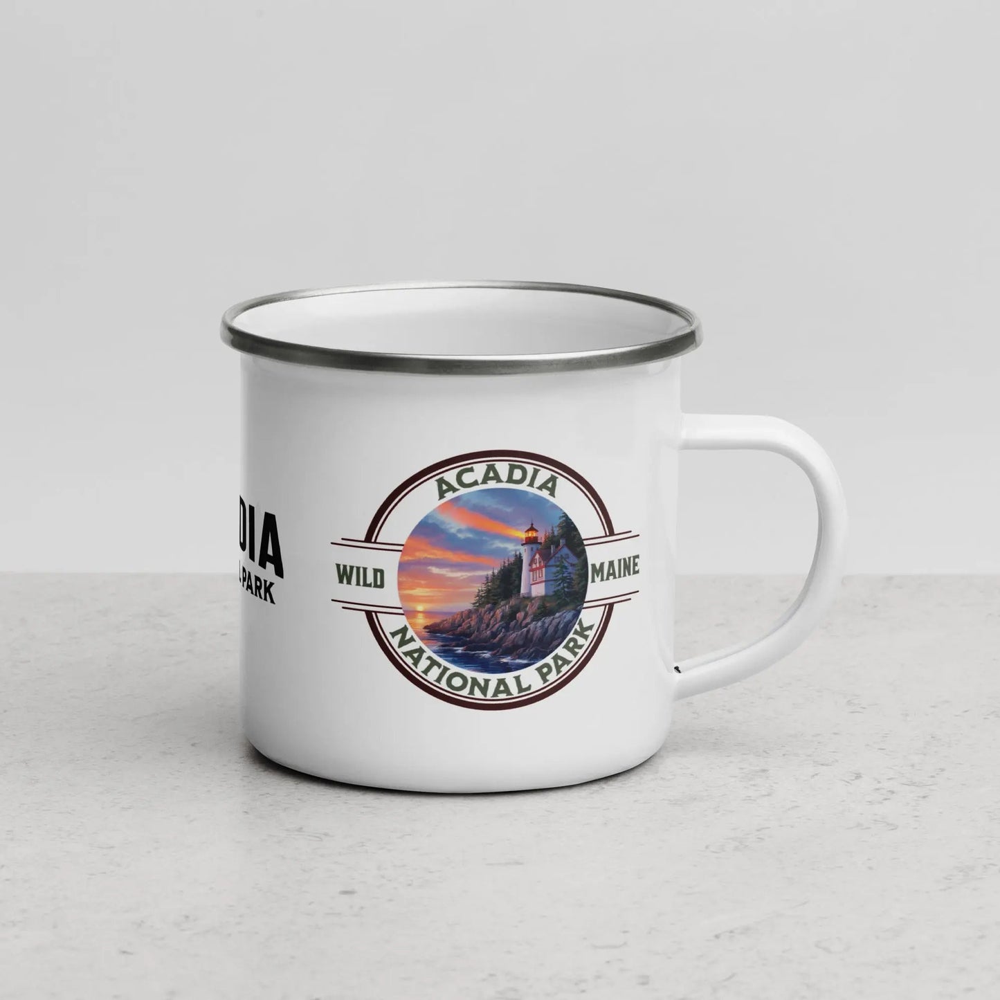 Acadia National Park Durable Enamel Camp Mug