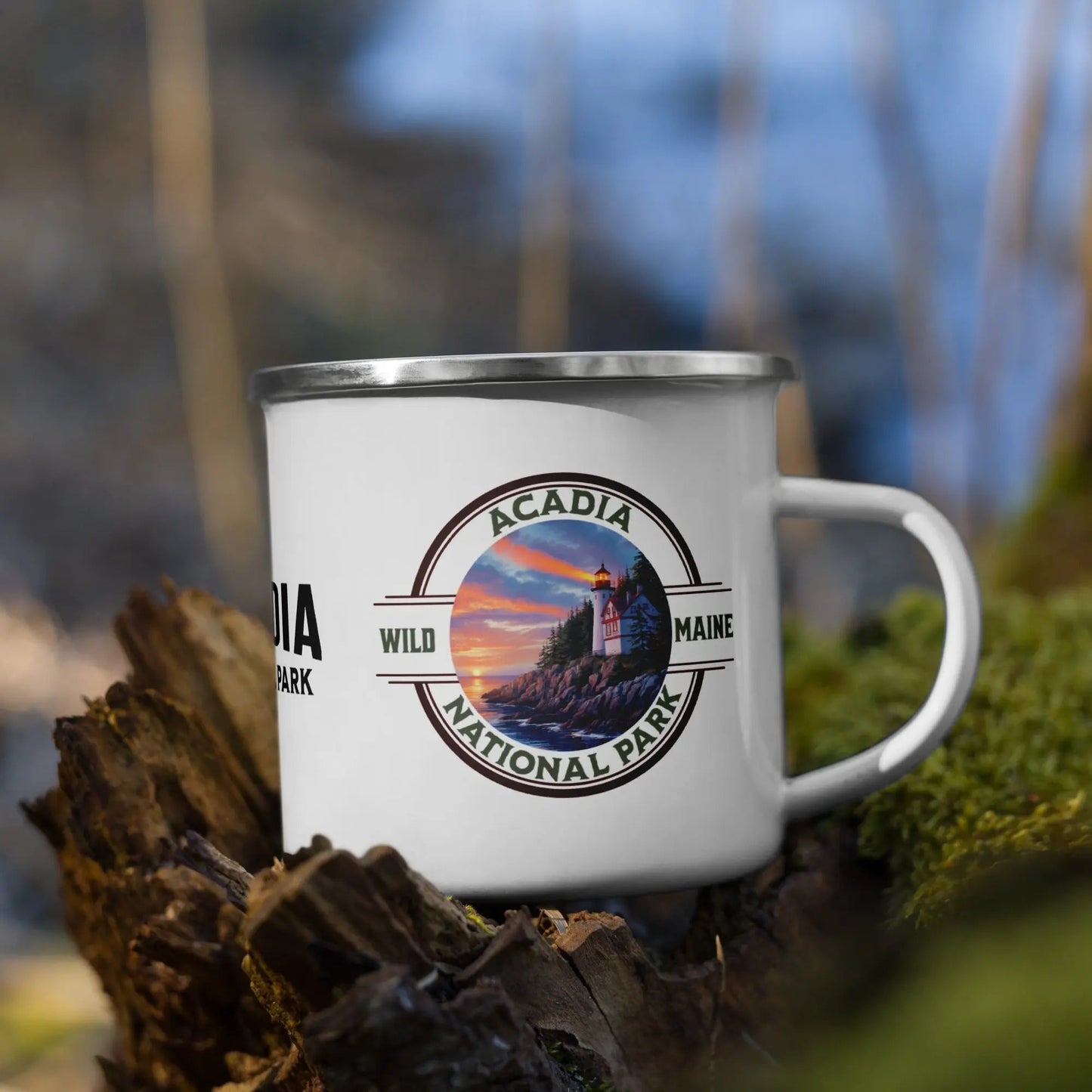 Acadia National Park Durable Enamel Camp Mug