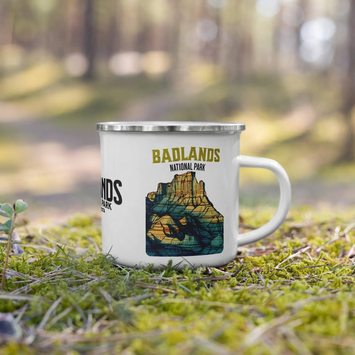 Badlands National Park Durable Enamel Camp Mug