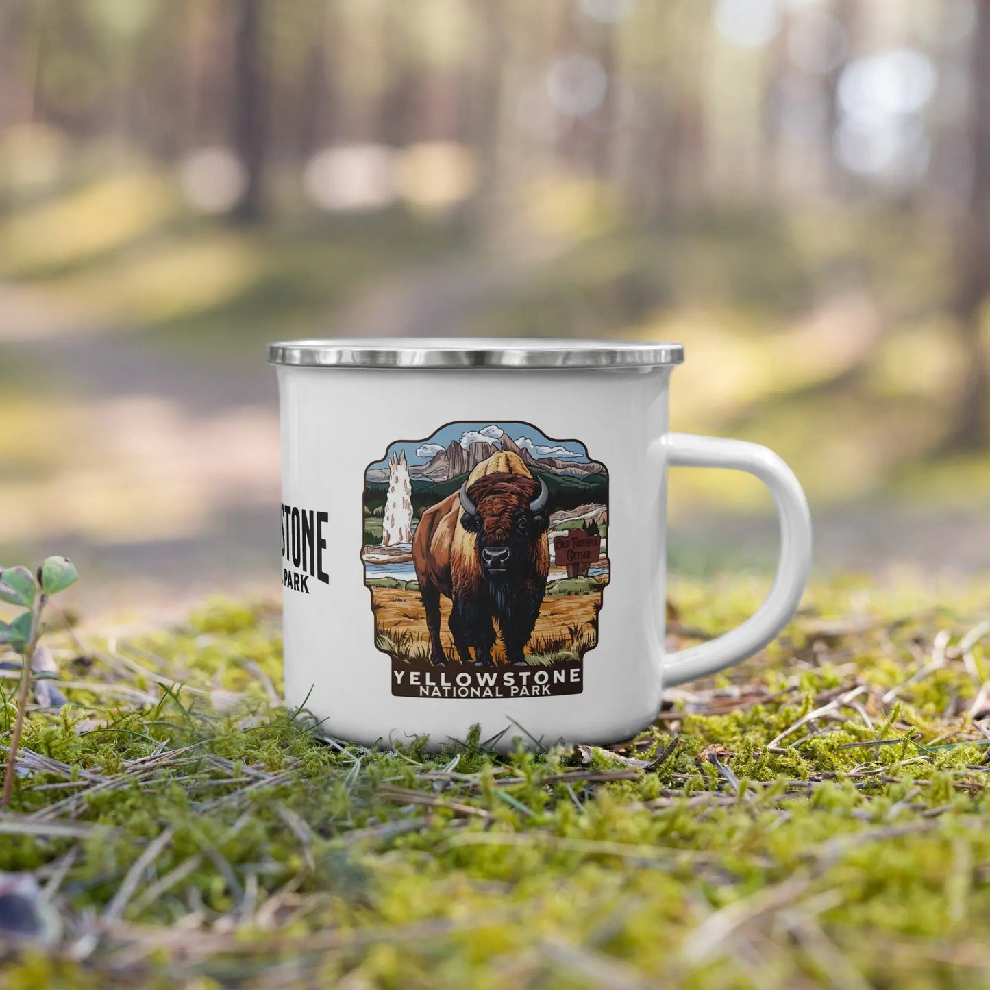 Yellowstone National Park Durable Enamel Camp Mug