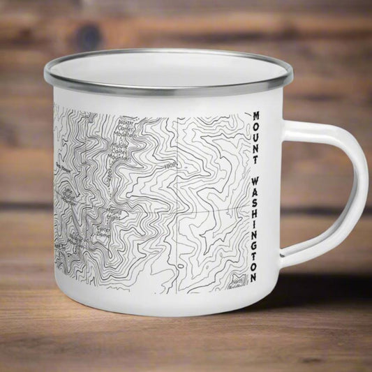 Mount Washington Topographic Durable Camp Mug Presidential Range