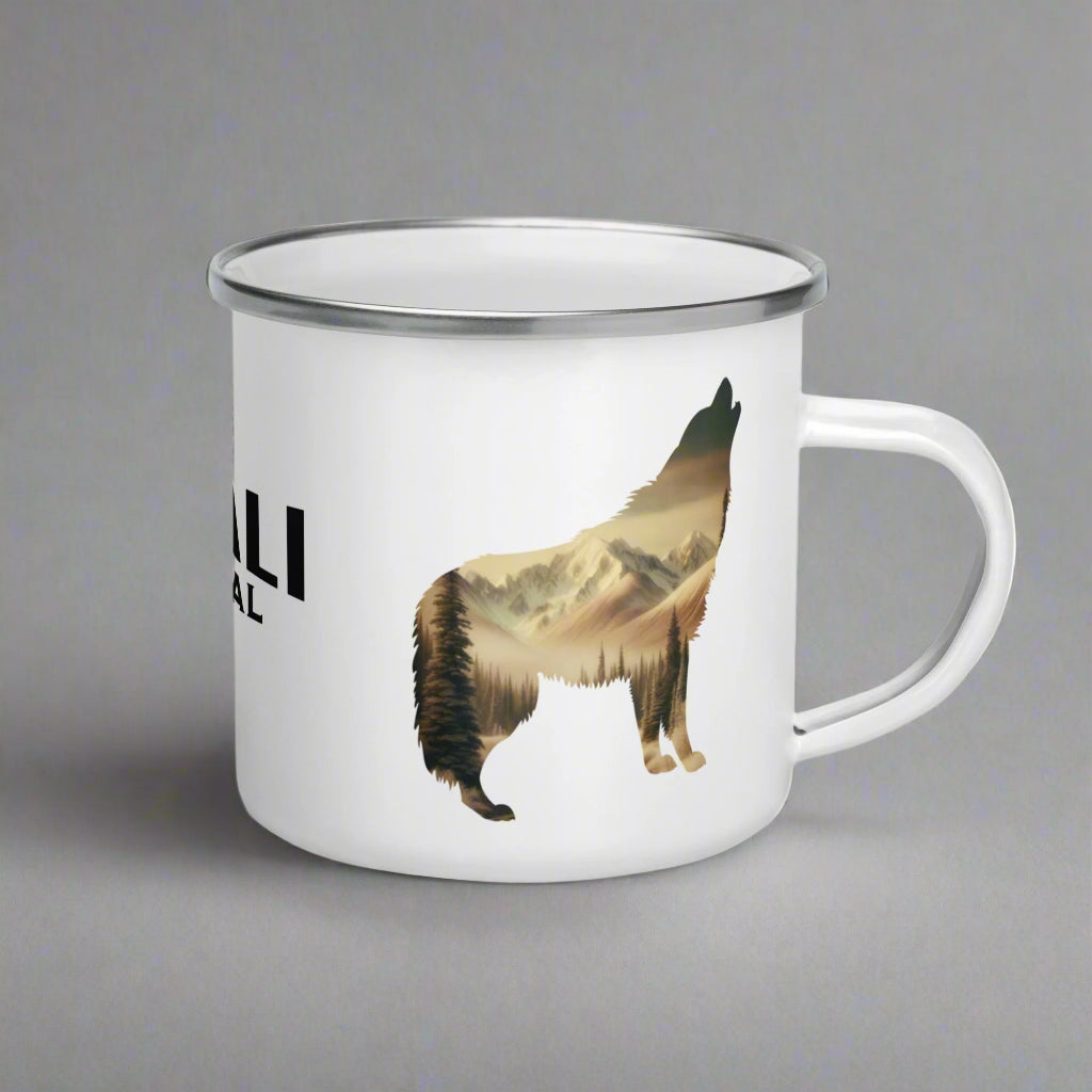Denali National Park Durable Camp Mug Mountain Wolf