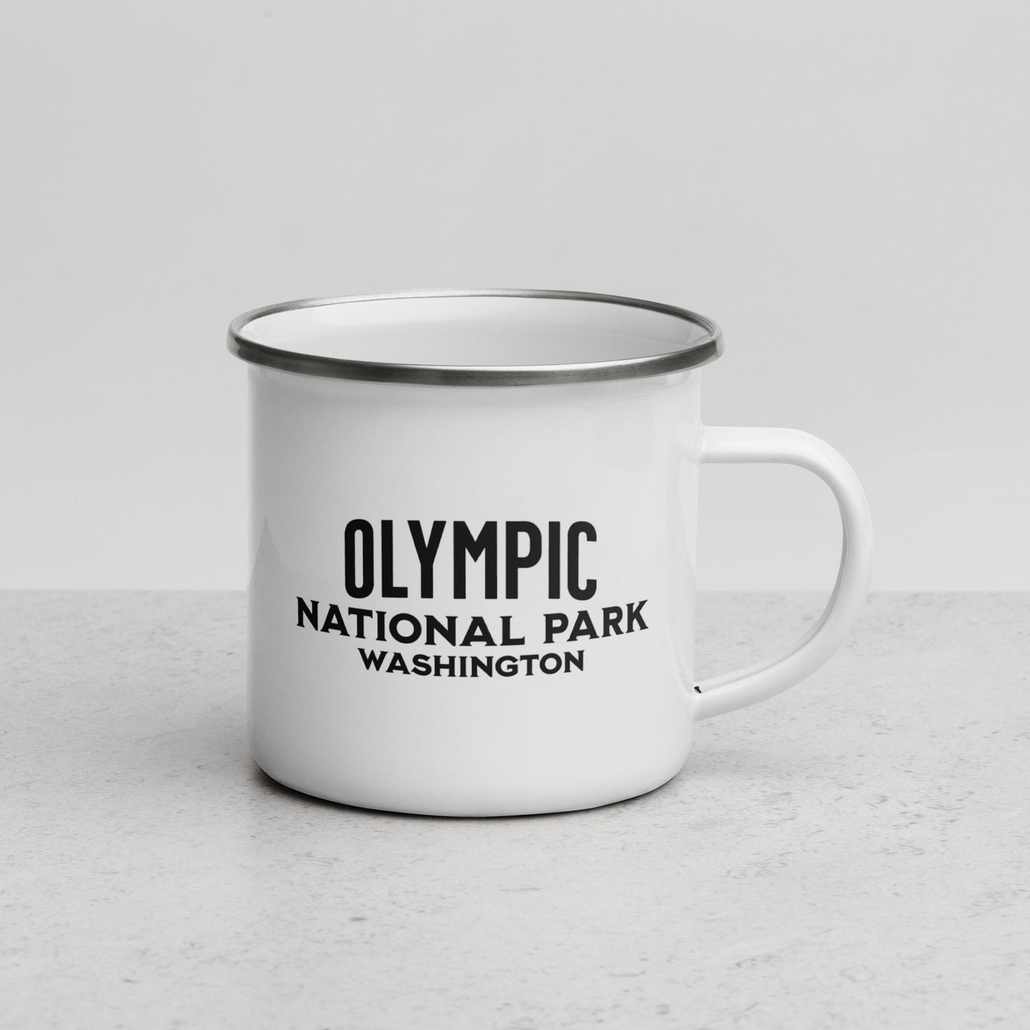 Olympic National Park Sign Camp Mug