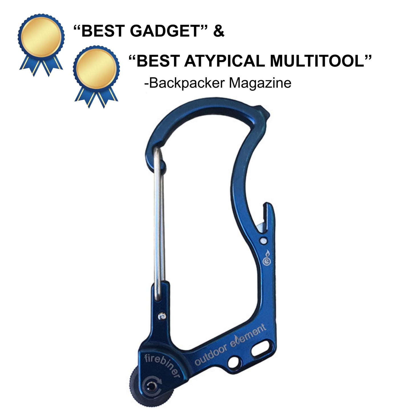 Firebiner: Fire-starting Multitool Carabiner