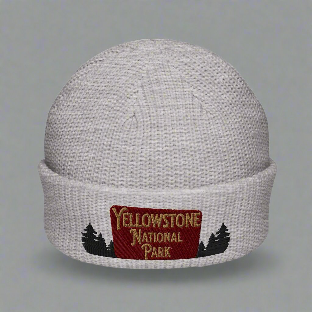 Yellowstone National Park Embroidered Beanie Wharf Style