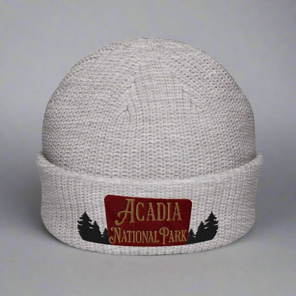 Acadia National Park Embroidered Beanie