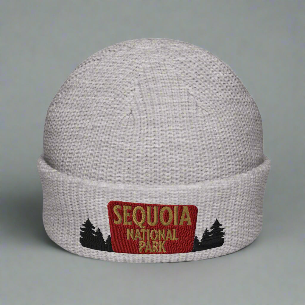 Sequoia National Park Embroidered Beanie