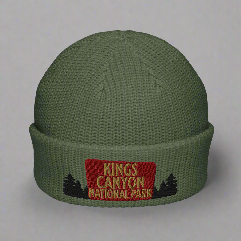 Kings Canyon National Park Embroidered Beanie