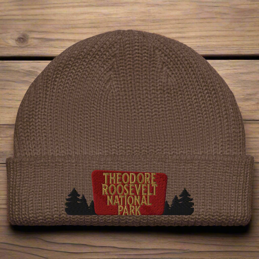 Theodore Roosevelt National Park Embroidered Wharf Beanie