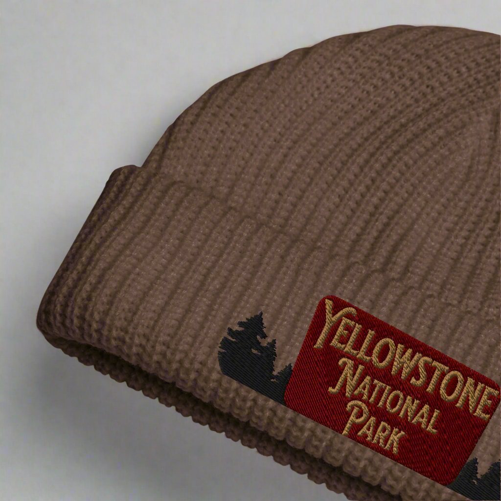 Yellowstone National Park Embroidered Beanie Wharf Style