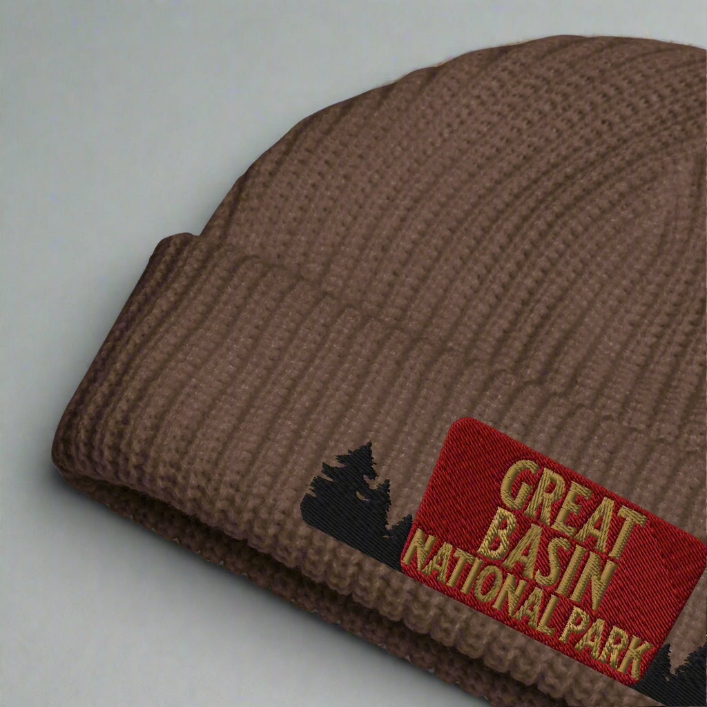 Great Basin National Park Embroidered Wharf Style Beanie