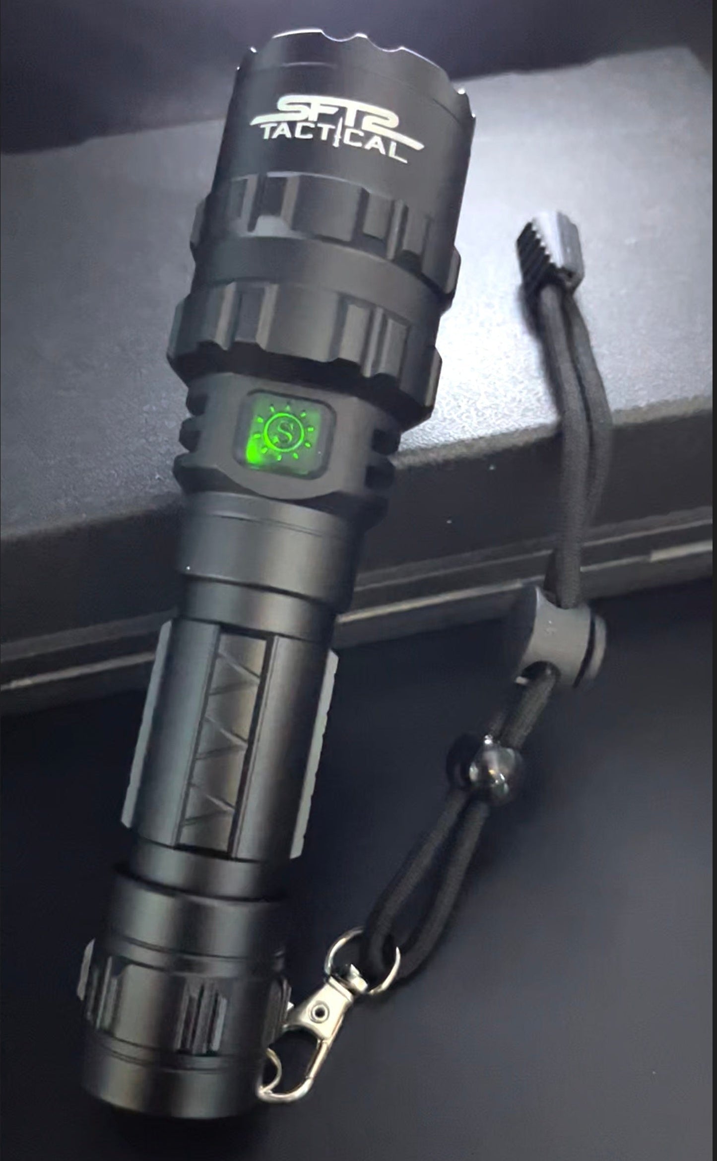 Tactical Multi Color Flashlight - 1600 Lumens